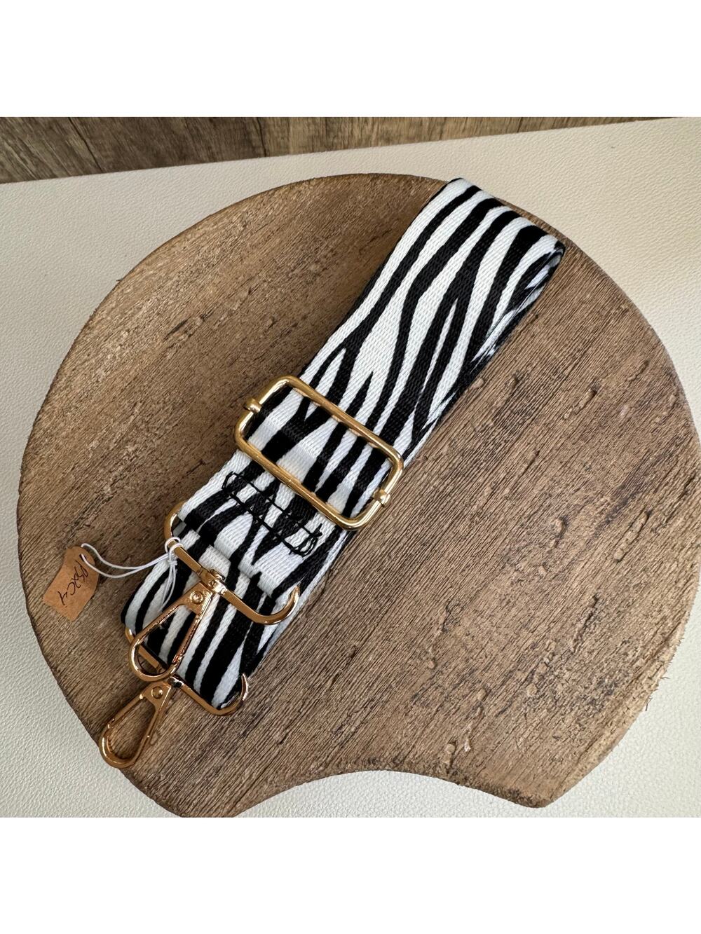 Zebra Crossbody Black White Purse Strap Guitar Strap NEW FAST SHIP PS204